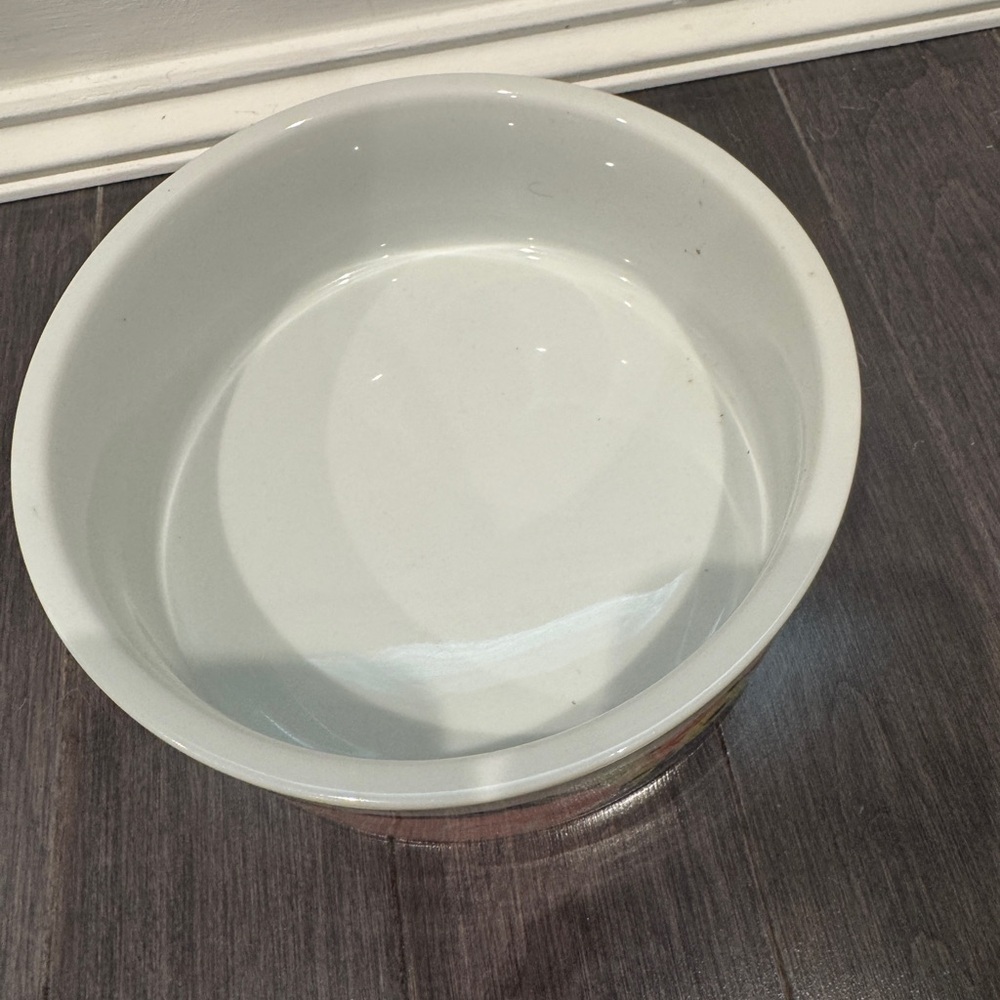 Custom Bailey Large XL Floral Dog Pet Ceramic Bowl with Custom Name - Picture 3 of 4